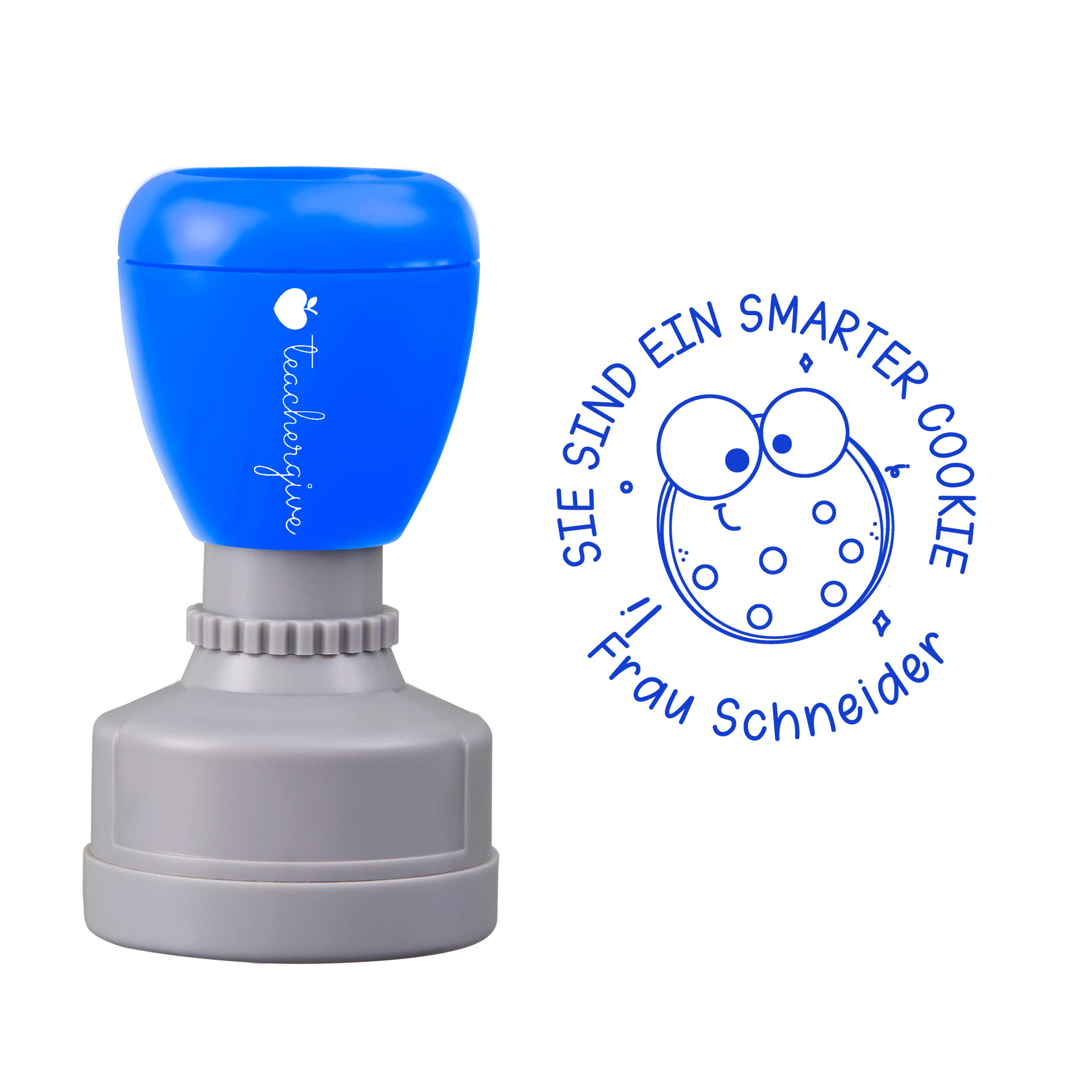 Du Bist Ein Smarter Cookie Personalisierter Lehrer Stempel