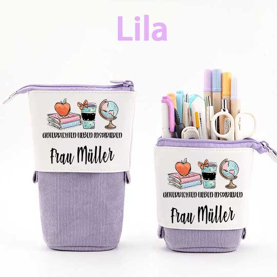 Personalisiert Unterrichten Lieben Inspirieren Federmäppchen Mäppchen