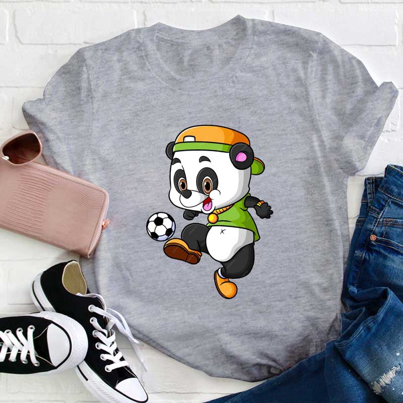 Es ist Fußball Zeit Lehrer T-Shirt