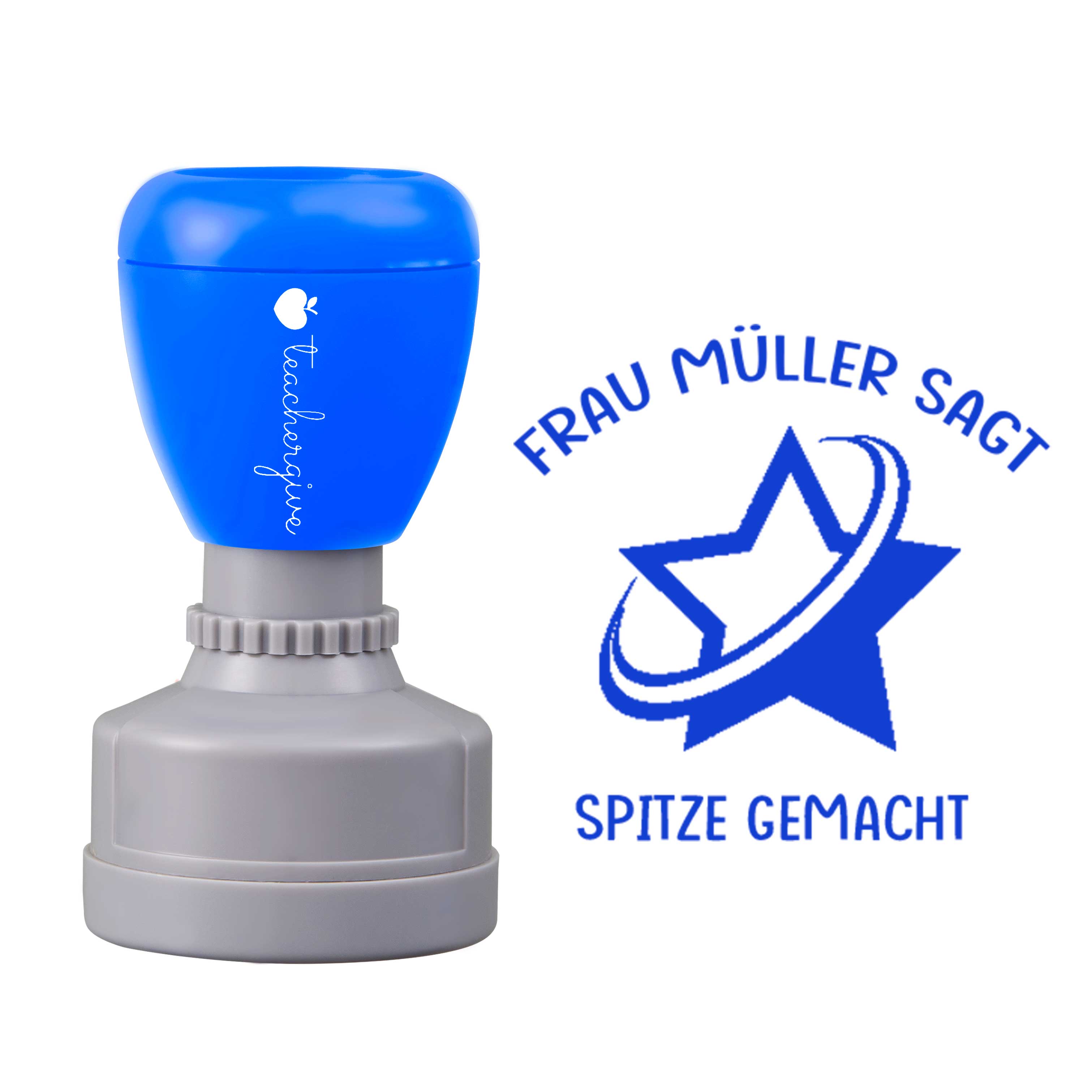 Personalisiert Name sagt spitze gemacht Lehrer Stempel