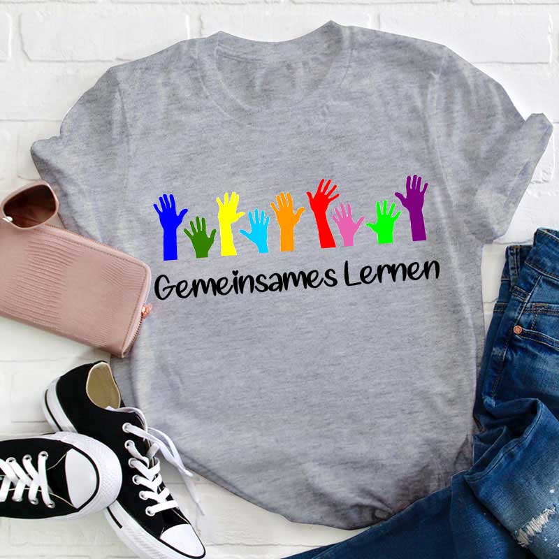 Gemeinsames Lernen Lehrer T-Shirt