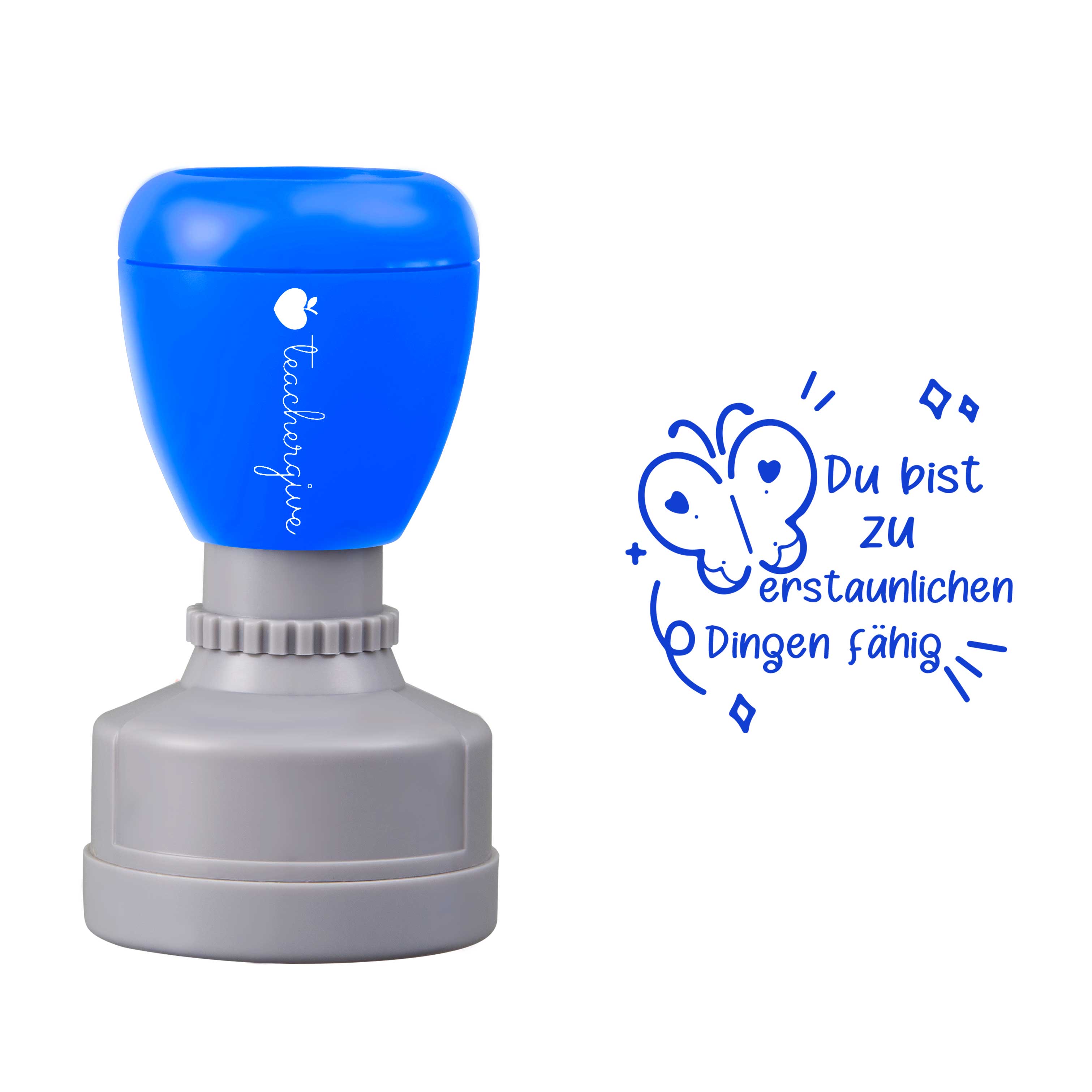 Du Bist Zu Erstaunlichen Dingen Fähig Lehrer Stempel