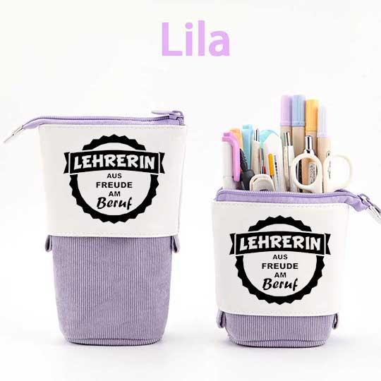 Lehrerin aus Freude am Beruf Federmäppchen Mäppchen