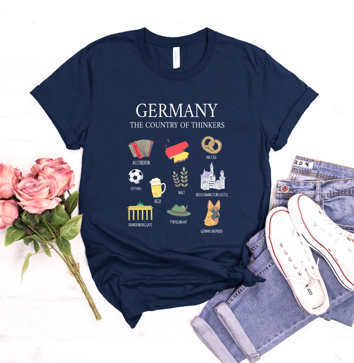 Deutschland Germany Lehrer T-Shirt