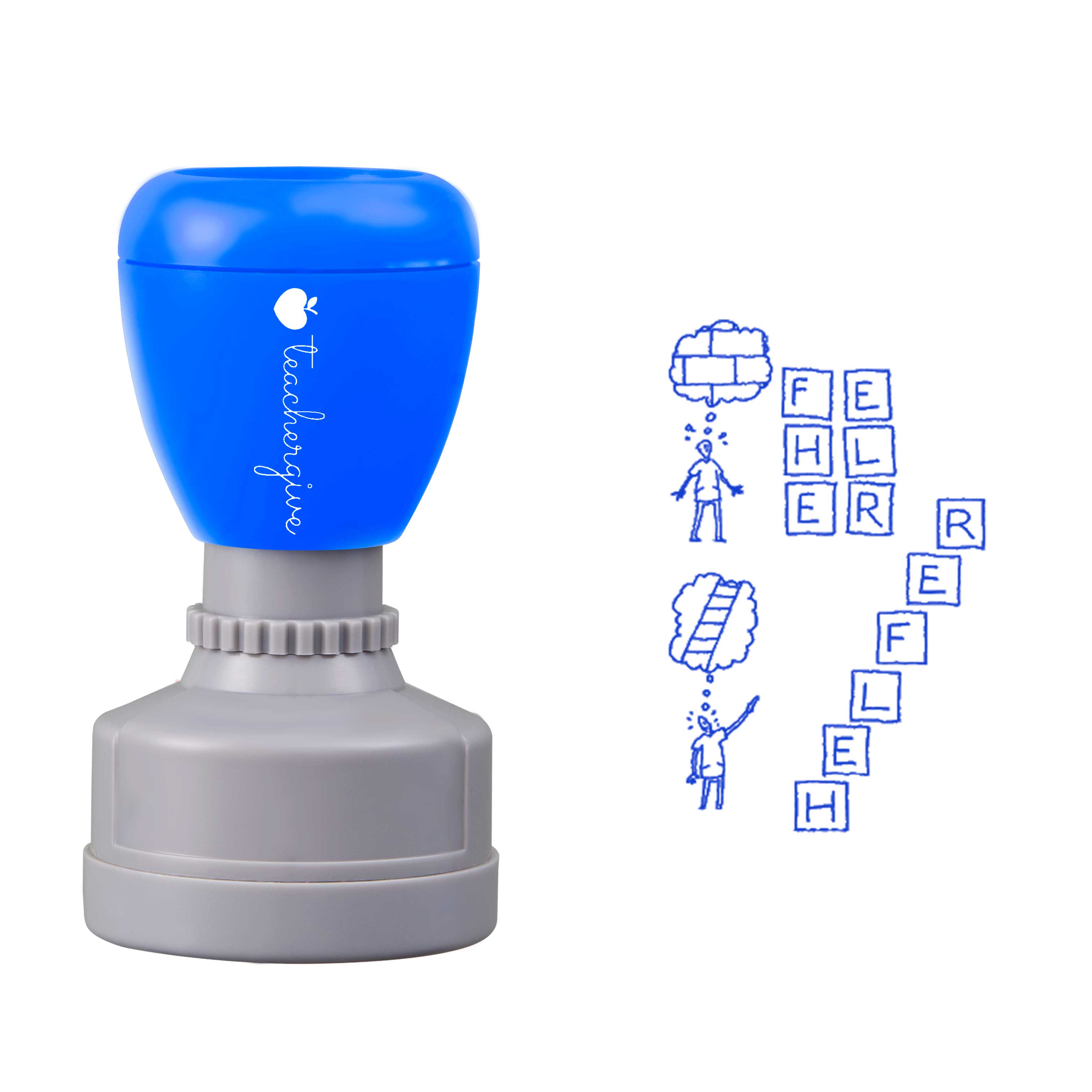 Fehler sind Helfer Lehrer Stempel