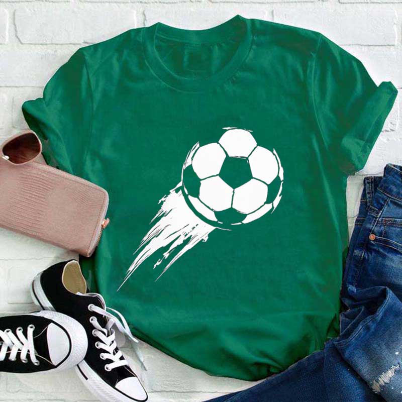 Dynamischer und cooler Fußball Lehrer T-Shirt