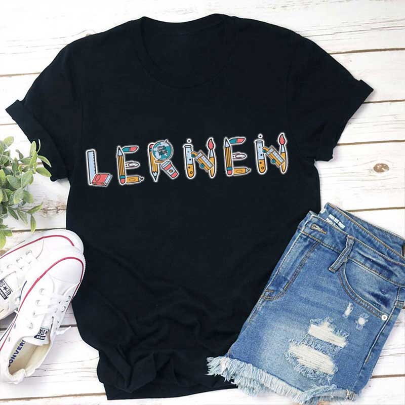 Lernen Lehrer T-Shirt