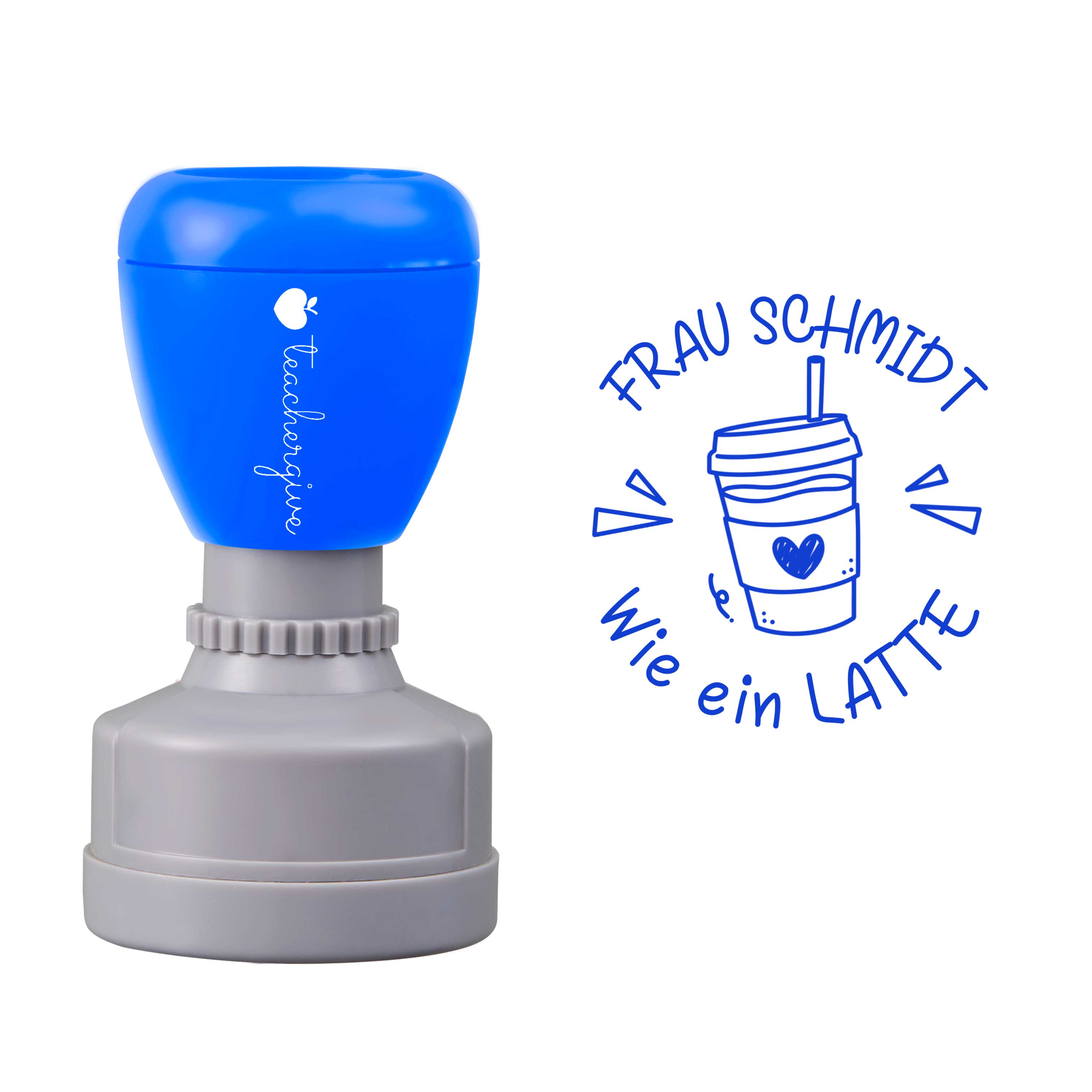 Personalisiert Lehrer Wie Ein Latte Stempel