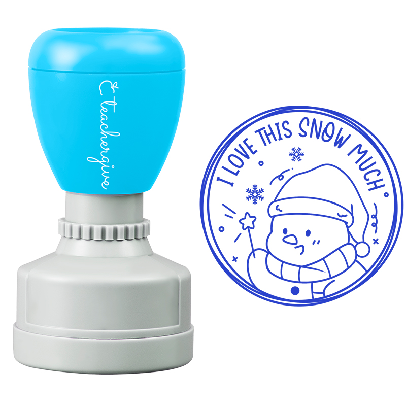 I Love This Snow Much Teacher Stamp