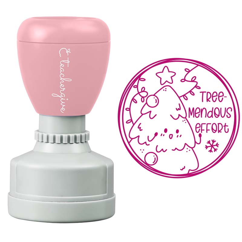 Tree-mendous Effort Teacher Stamp