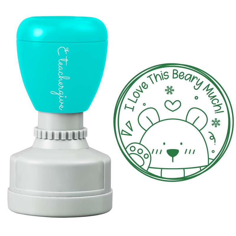 I Love This Beary Much Teacher Stamp