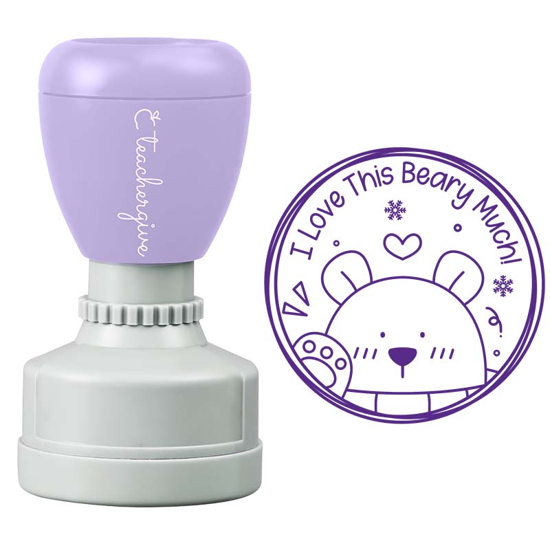 I Love This Beary Much Teacher Stamp