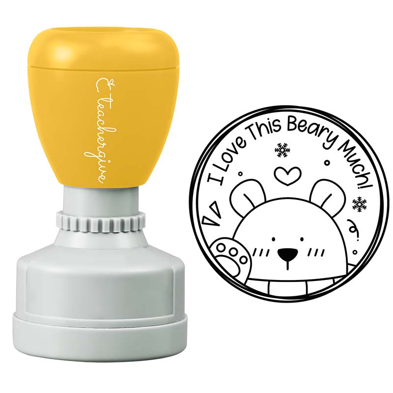 I Love This Beary Much Teacher Stamp