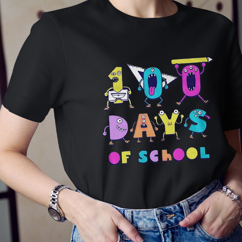 100 Days Of School Interesting Numbers Teacher T-Shirt