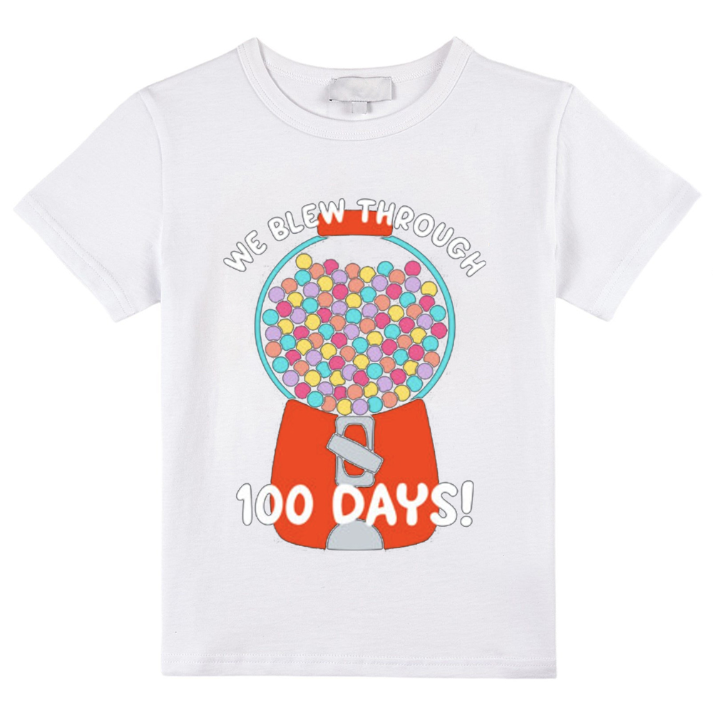 We Blew Through 100 Days Twister Machine Kids T-Shirt