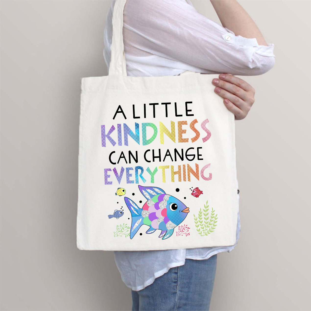 A Little Kindness Can Change Everything Teacher Tote Bag