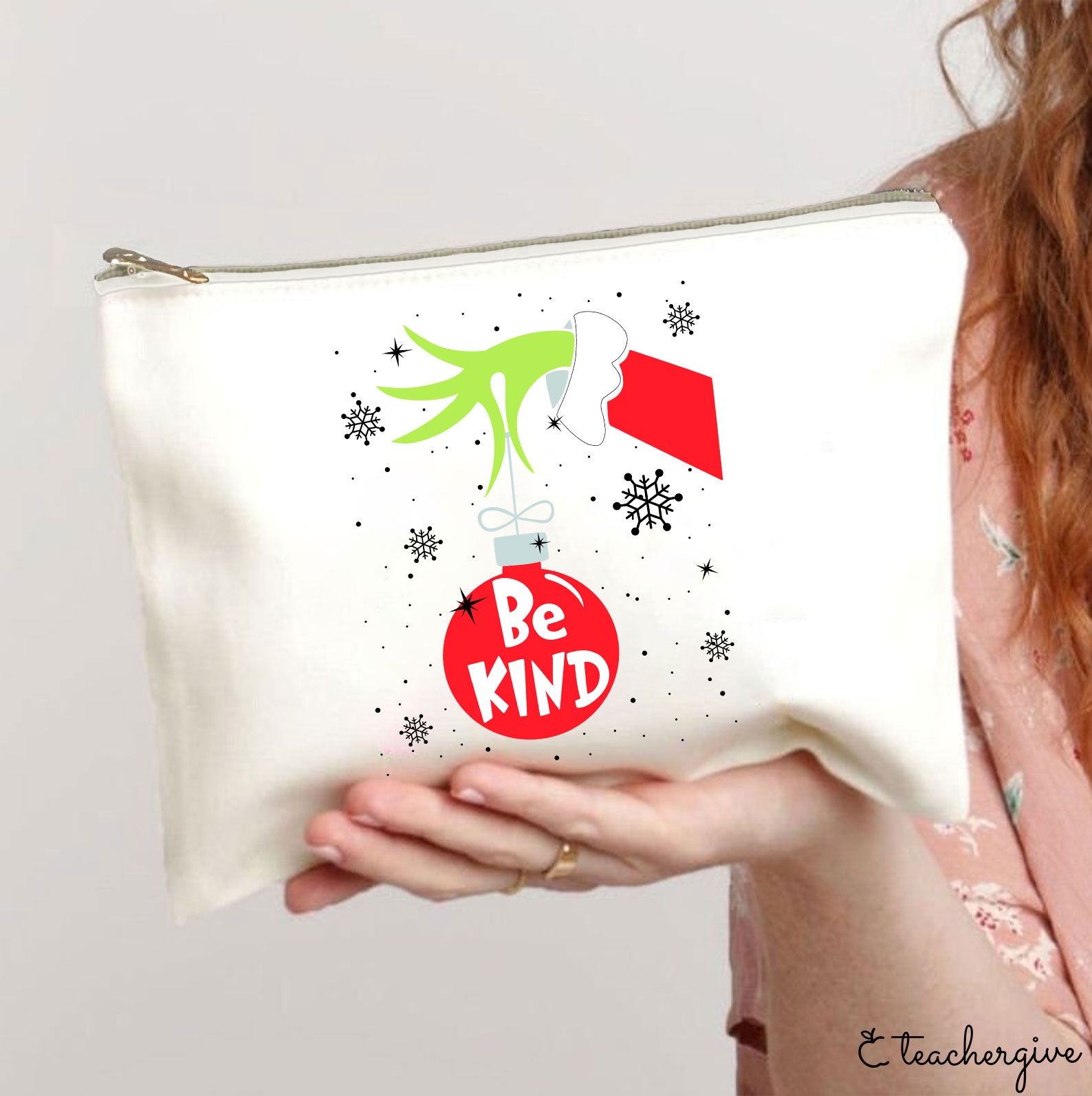 Be Kind At Any Time Teacher Makeup Bag