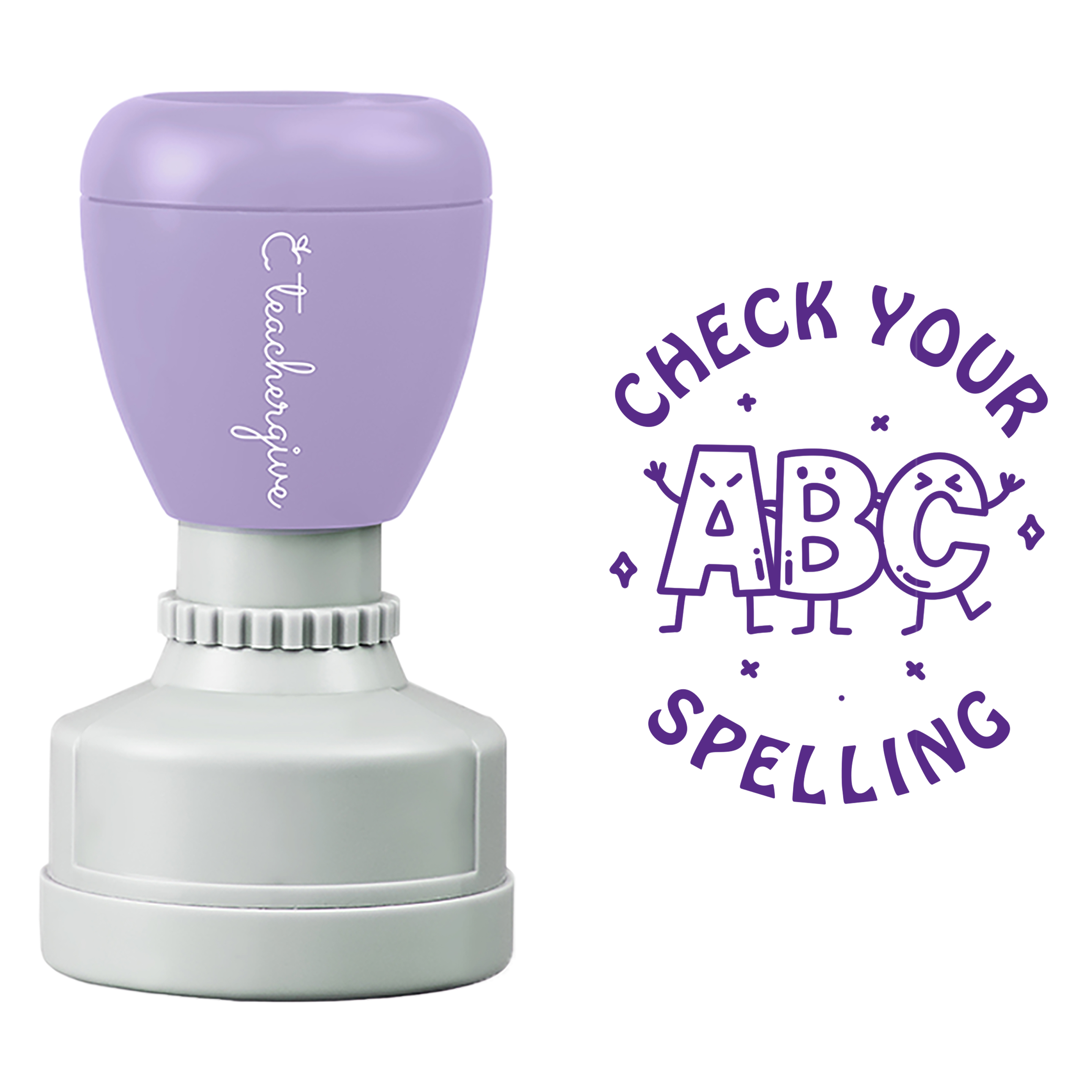 Check Your Spilling Teacher Stamp