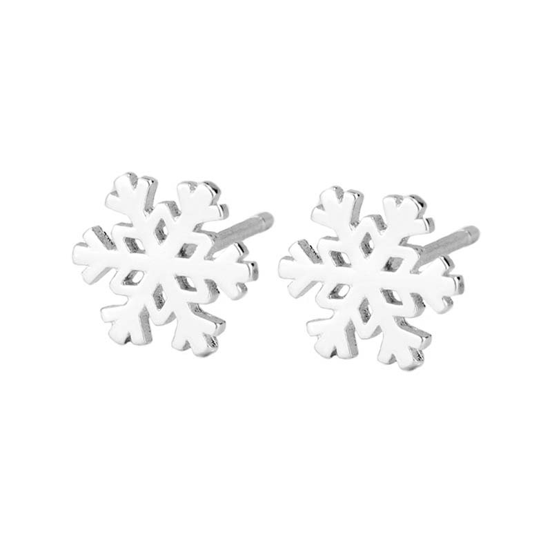 Classic Snowflake Teachers Metal Earrings