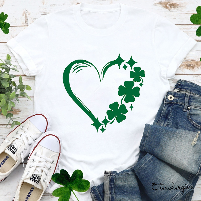 Heart Clove Teaher T-Shirt