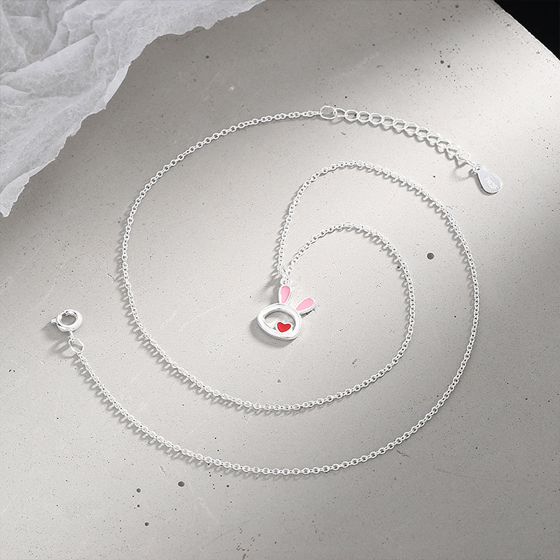 Cute Little Rabbit Teacher Necklace