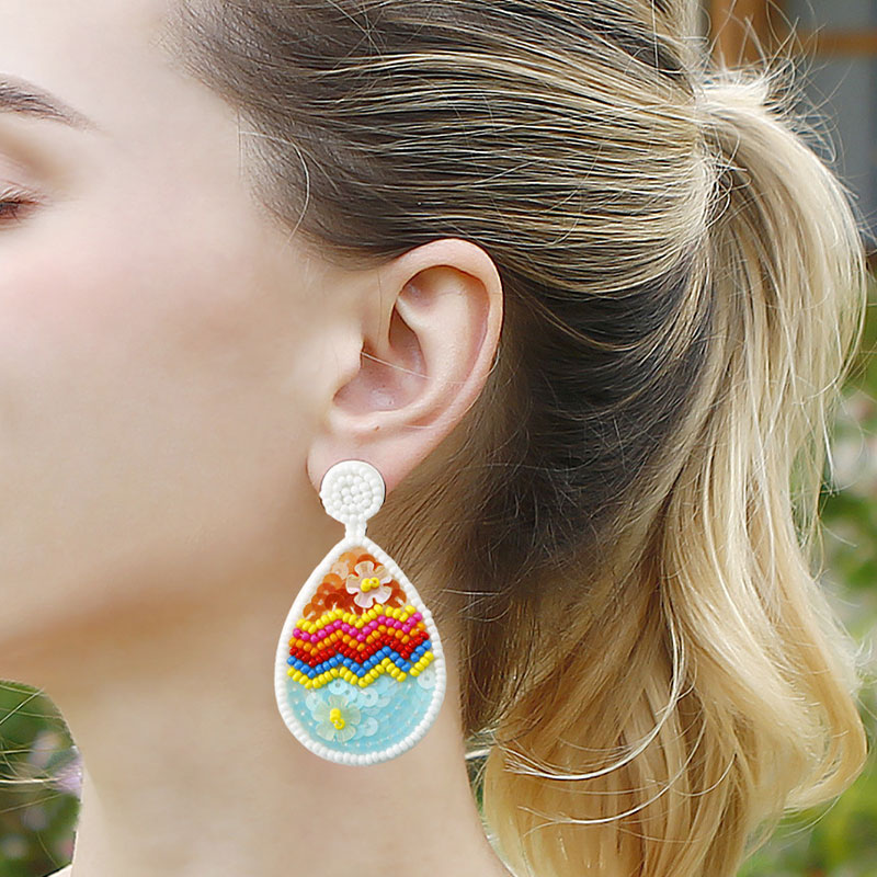 Easter Egg Teacher Earrings