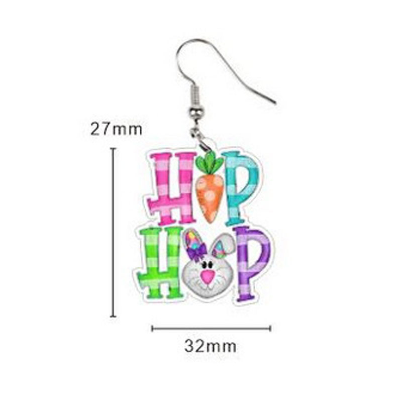 Hip Hop Teacher Acrylic Earrings