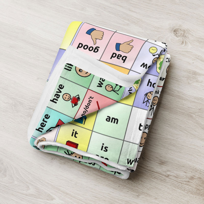 Tell Me About It Teacher Blanket