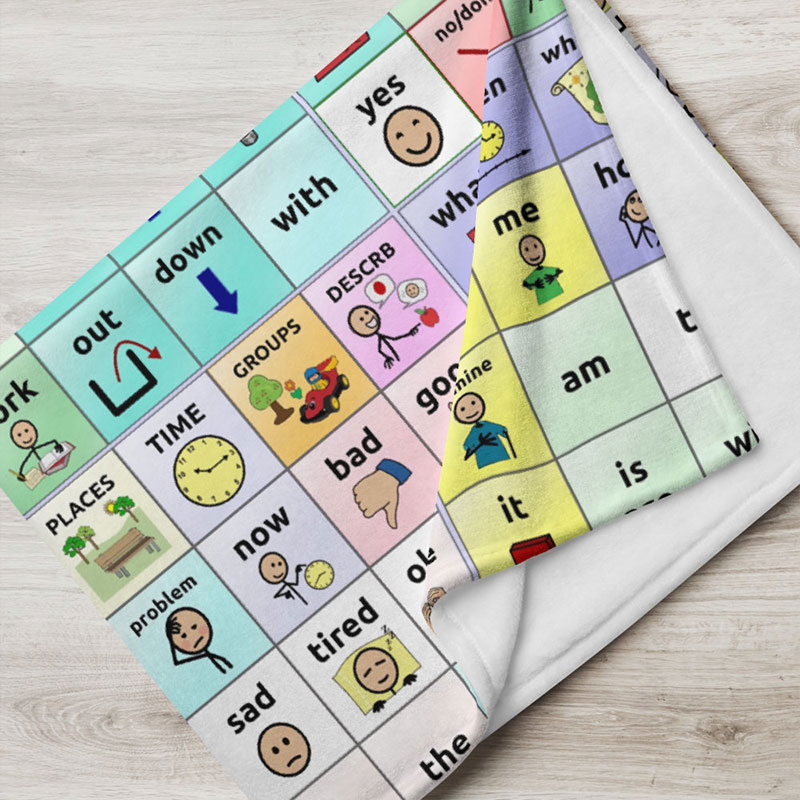 Tell Me About It Teacher Blanket