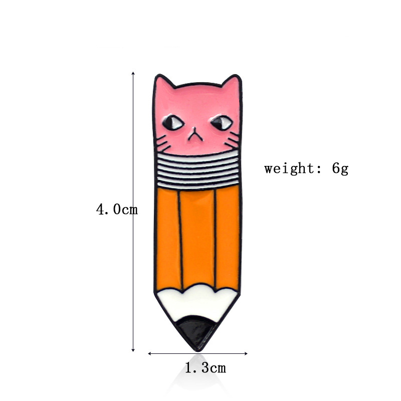Kitty Pen Cute Teacher Pin
