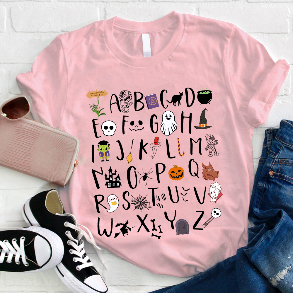 Spooky Alphabet T-Shirt
