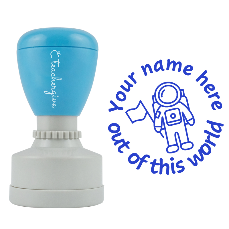 Personalized Spaceman Stamp