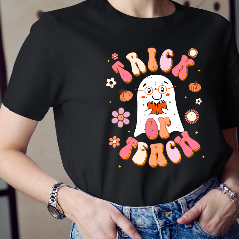 Trick Or Teach Carpet Of Flowers T-Shirt
