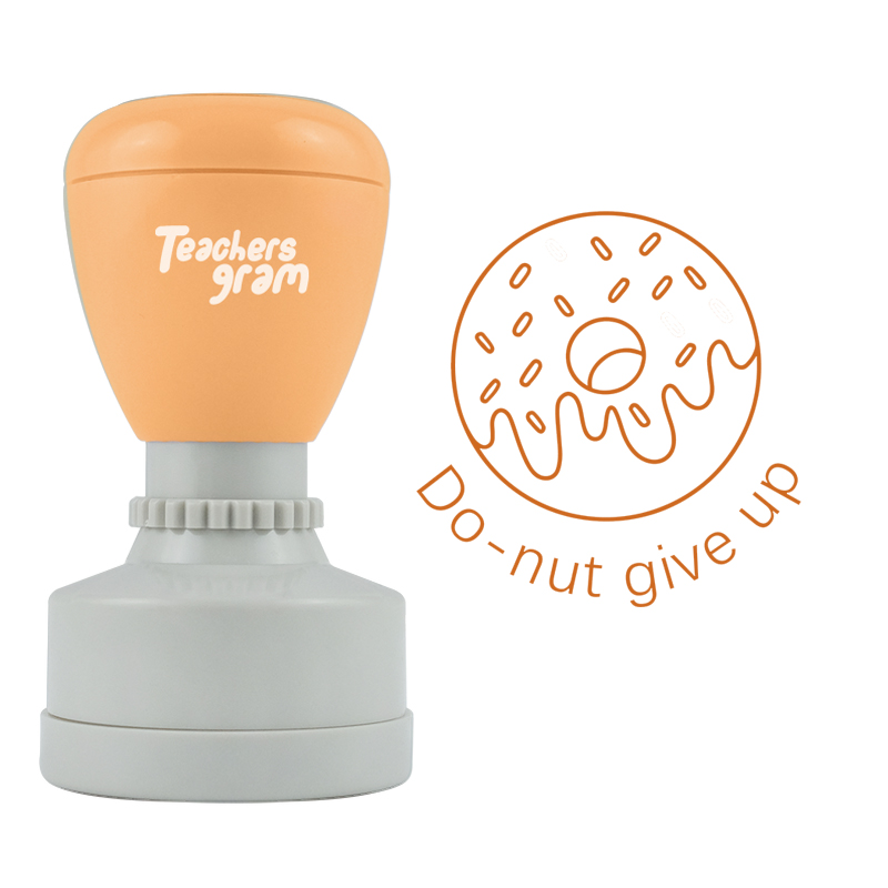 Nicht aufgeben Lehrer Stempel