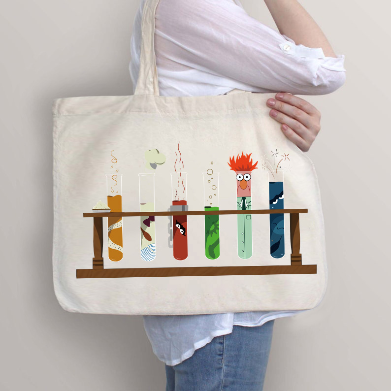 Muppet Wissenschaft Lehrer Tragetasche mit Reißverschluss