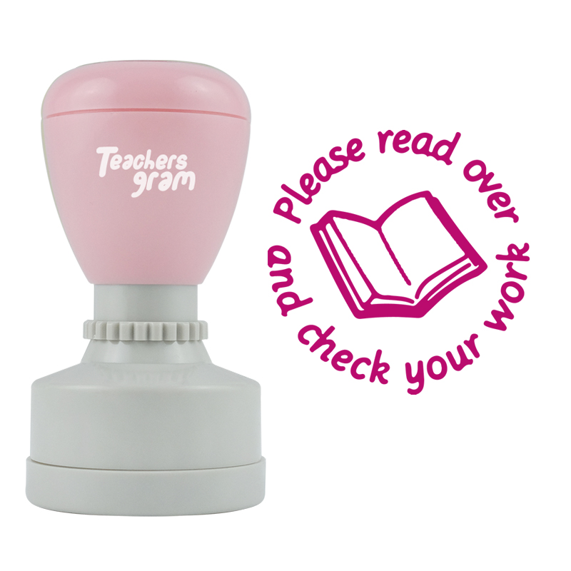 Please Read Over Stamp