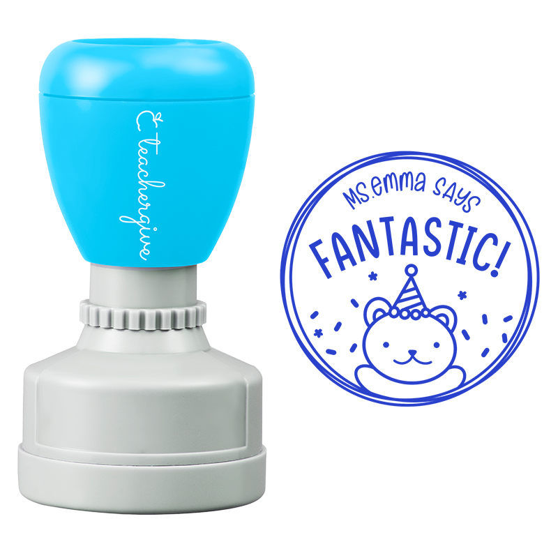 Personalized Teacher Says Fantastic Stamp