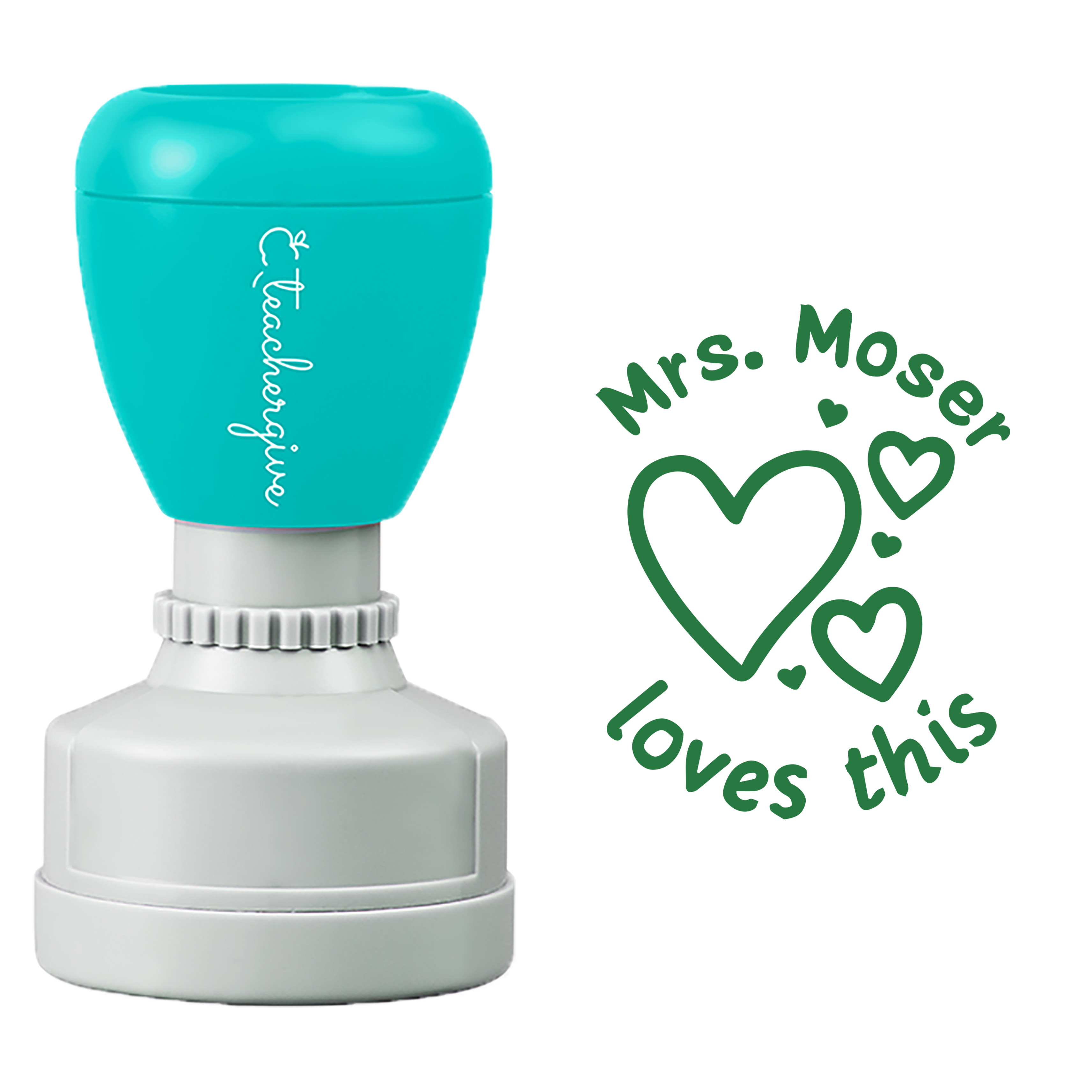 Personalized Heart Stamp