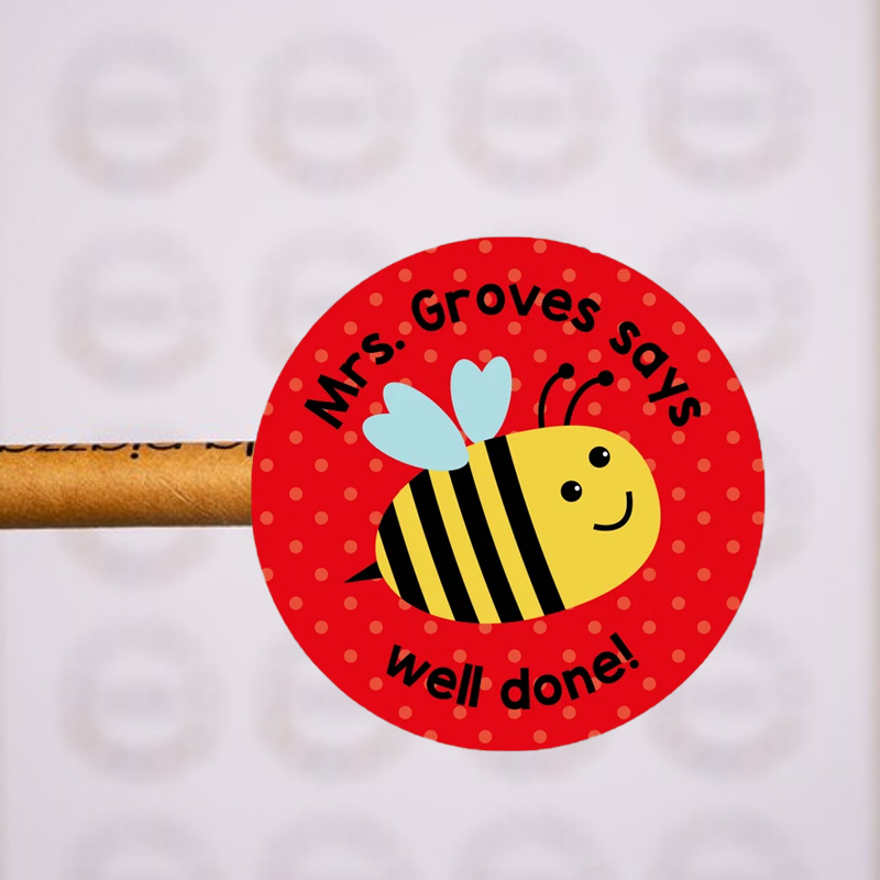 Personalized Teacher Reward Cute Stickers