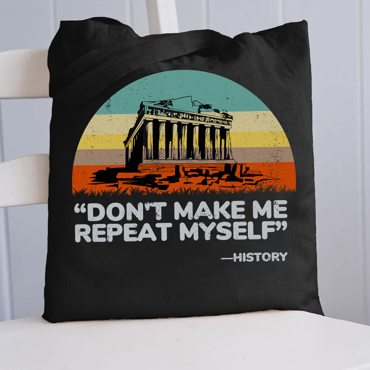 Lass mich mich nicht wiederholen Lehrer Tragetasche