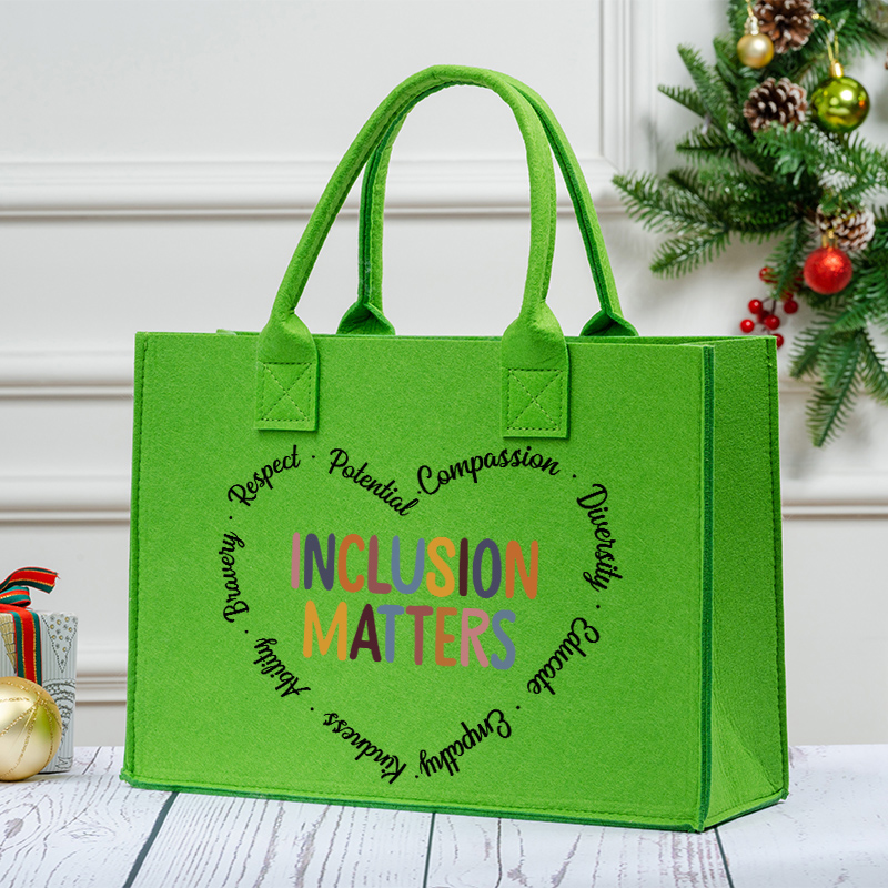Inclusion Matters Teacher Felt Bag