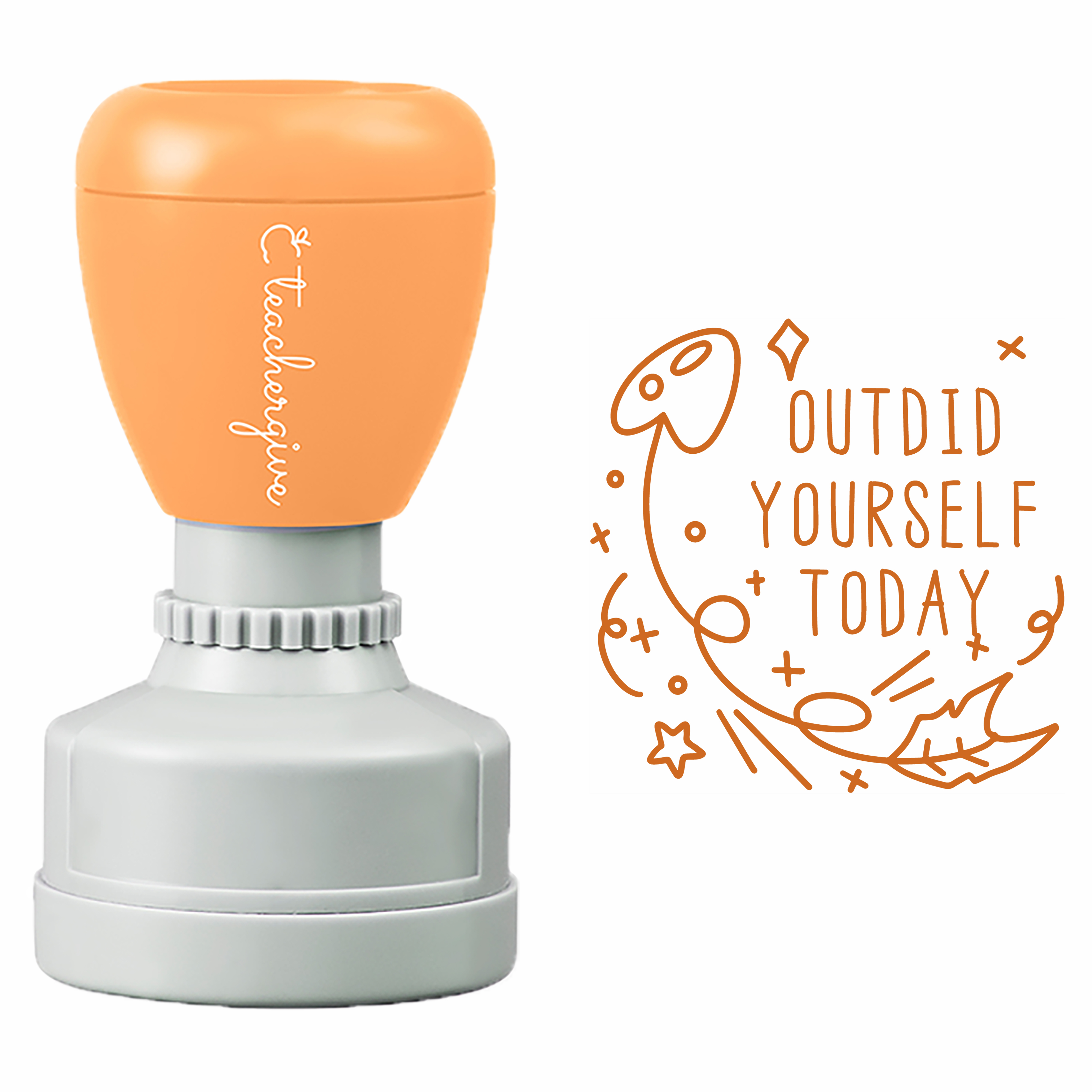 Outdid Yourself Today Stamp