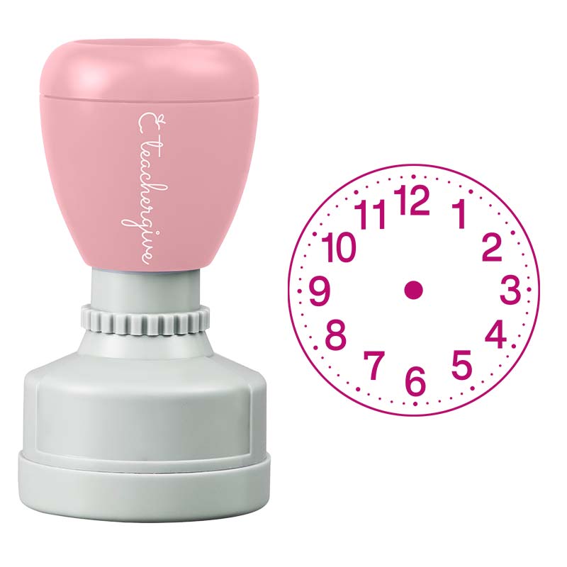 Cute Clock Teacher Stamp