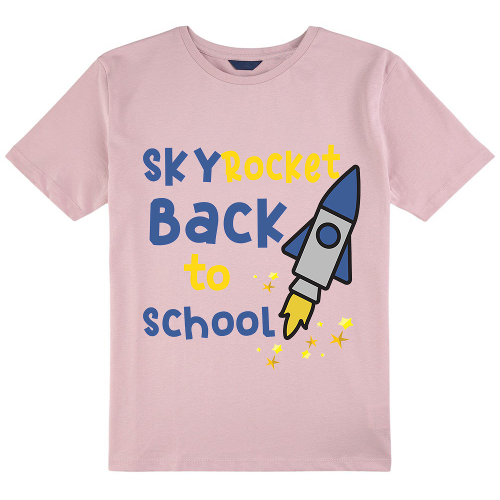 Sky Rocket Back To School Kids T-Shirt