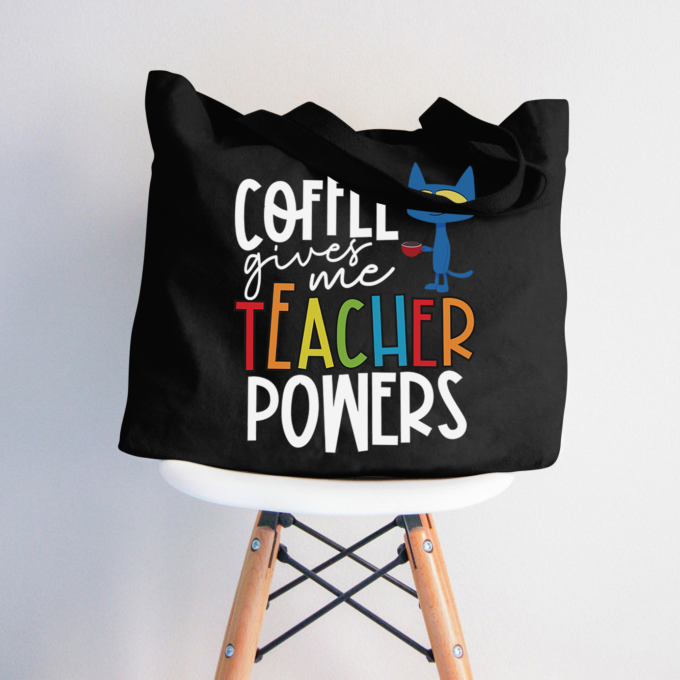 Kaffee gibt mir Lehrerkräfte Lehrer Tragetasche mit Reißverschluss