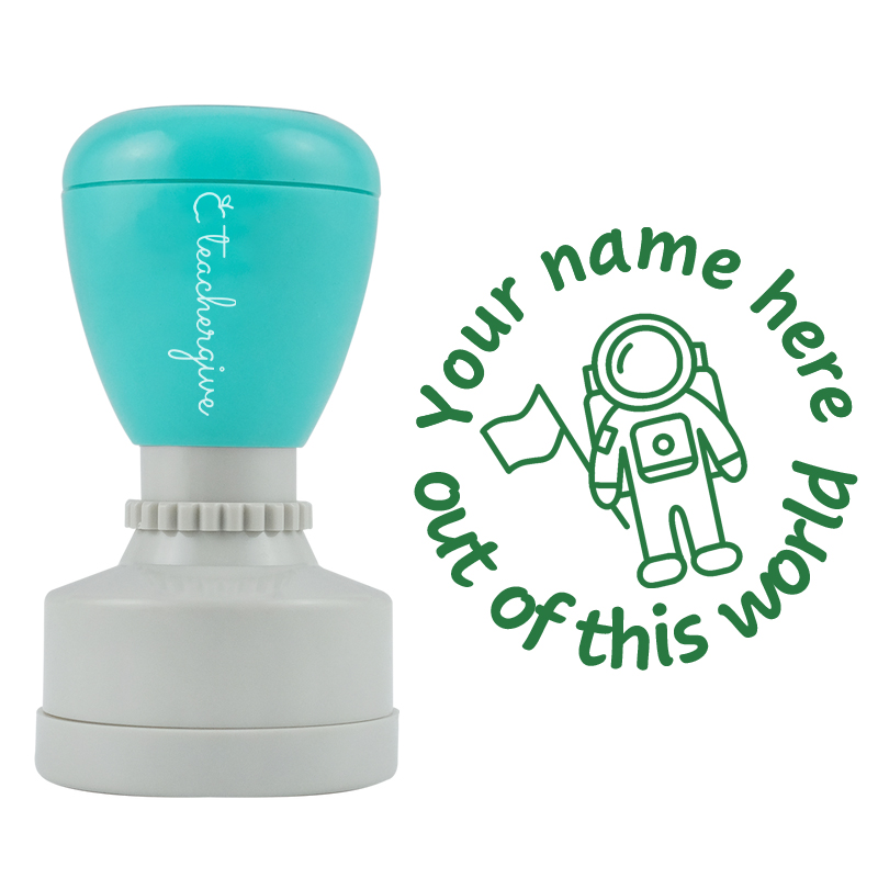 Personalized Spaceman Stamp