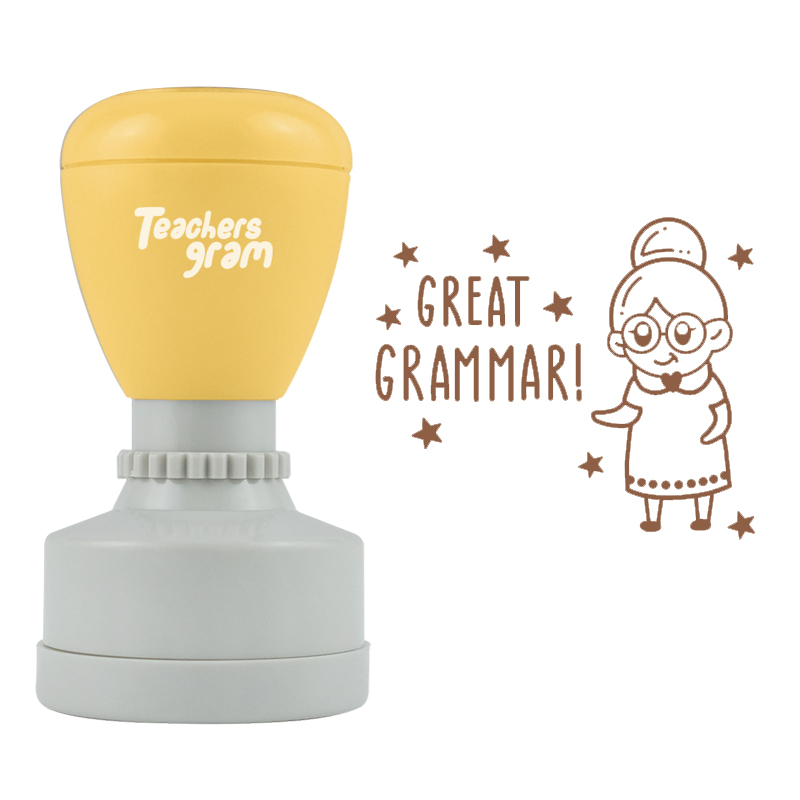 Tolle Grammatik Lehrer Stempel