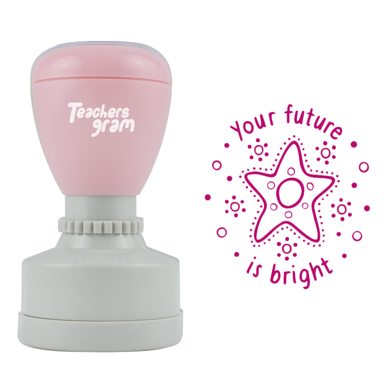 Ihre Zukunft ist rosig Lehrer Stempel