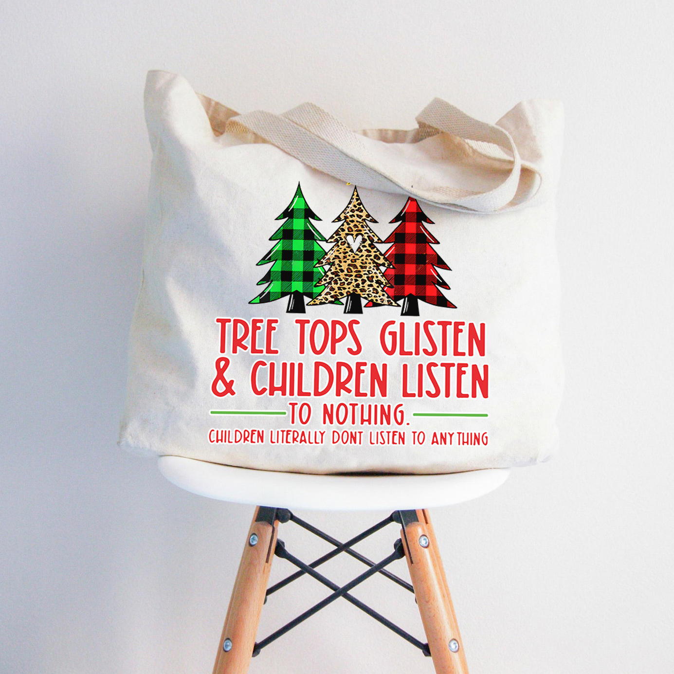 Kinder hören auf nichts Lehrer Tragetasche mit Reißverschluss