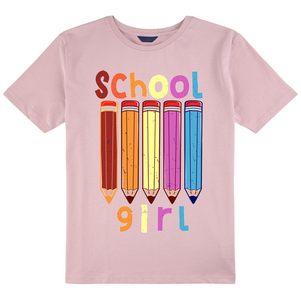 School Girl  Kids T-Shirt